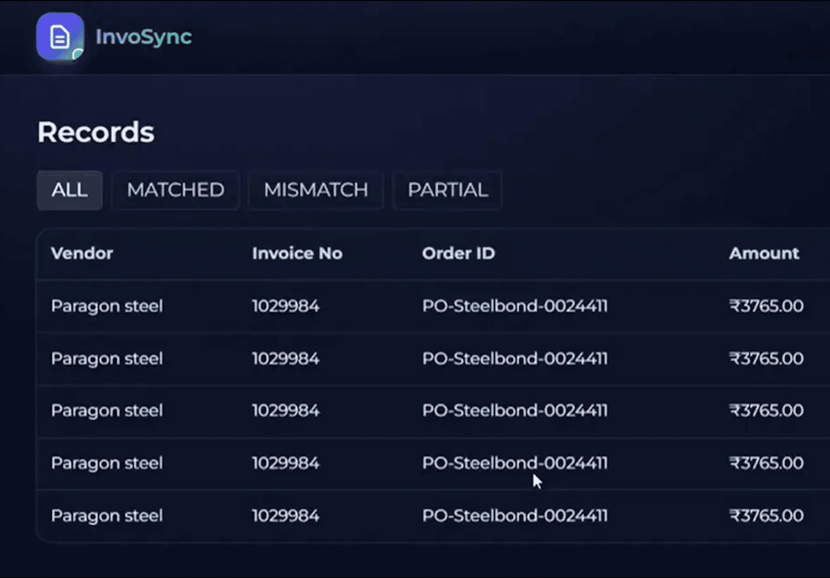 InvoSync project preview
