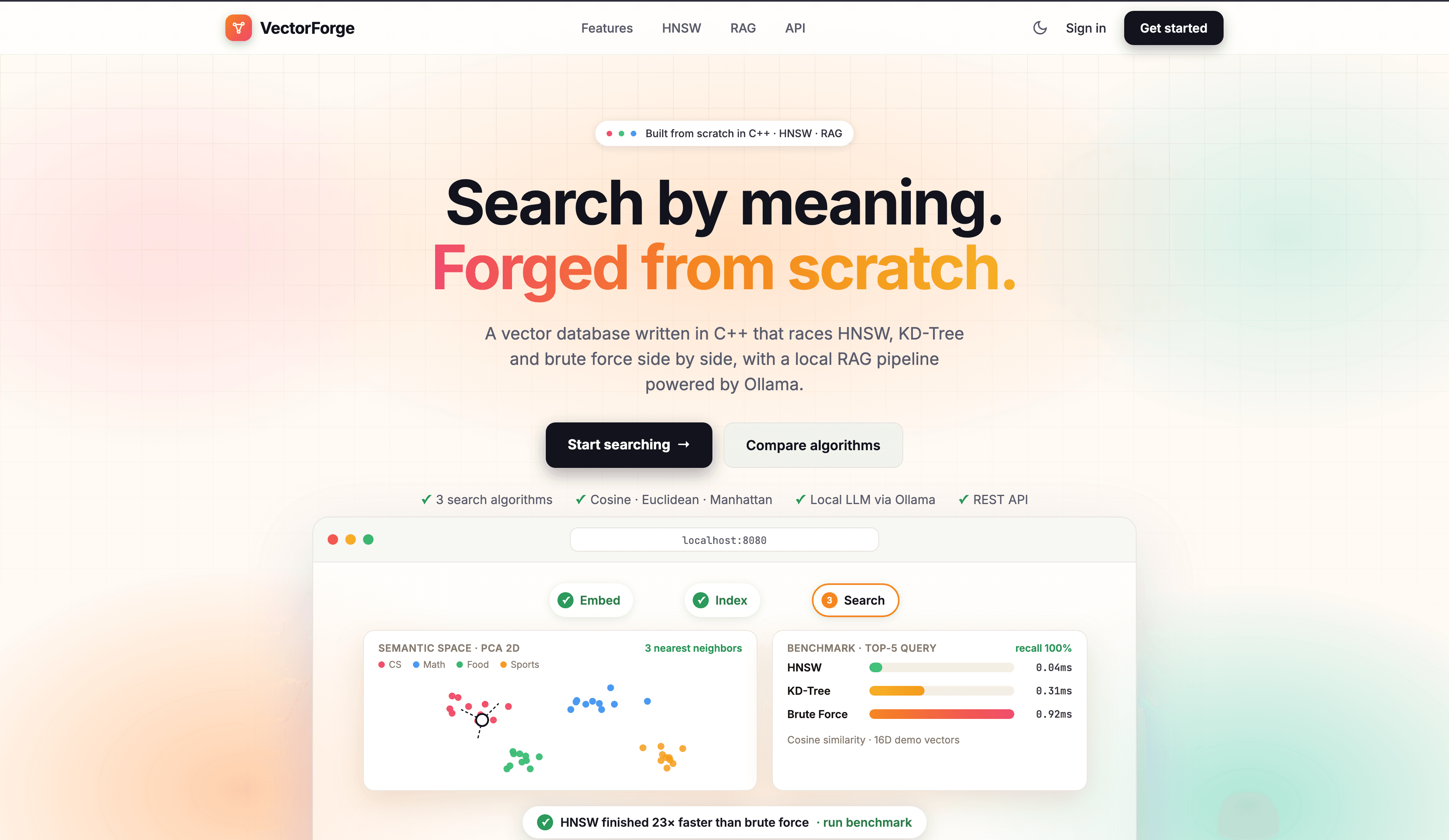 VectorForge project preview
